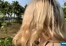 Hey, watch Blondie Lolipop get a facial from hunk Mark Pirson!