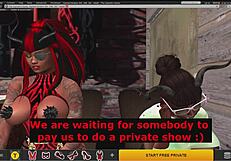 Check out these dirty cam girls in Second Life!