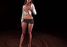 Randy Toned Hermione Granger Dances Without Panties!