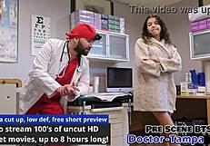 Aria nicole moans in emotional pov, vibrator and handjob with dr. tampa.