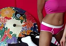 asian lovers maxine yumi explore threesome with big black cock