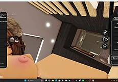 big booty girl sucks monster cock then rides it hard