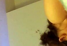 blindfolded old man receives sloppy blowjob from eager amateur