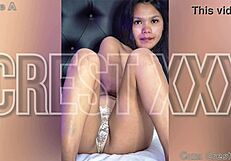 watch nanie strip out of her thong to show her body