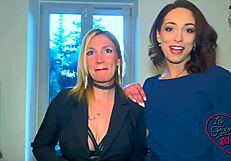 French MILFs Irina And Jade Engage In Hard Threesome Sex In Lingerie