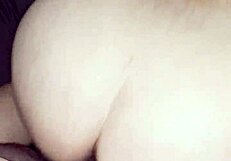 bbw craves doggystyle, begs chubby guy for anal in bedroom