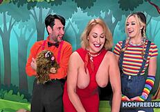 Freeuse day at sesame street with ryan keely and river lynn.