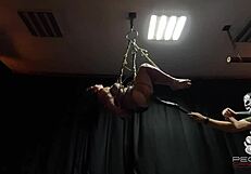 This Chubby Latina Gets Tied and Fucked by Master and Apprentice