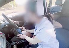 Thai Nurse Meets Stranger for Wild Car Sex