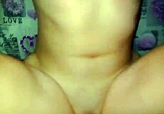 Young European redhead stepsister sneaks in to ride stepbrother's cock at night.