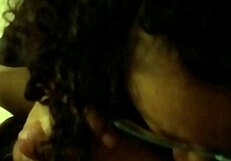 Curly Girl Sucks In Hidden Camera!