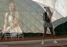 anissa kate says, 'fuck my ass on the tennis court'