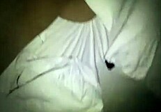 In this POV, he massages her curvy body and cums on her hairy pussy