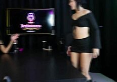 ariane kimiko moans as she rubs her pussy with a toy and tells about fucking mc lan