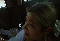 Girl Enjoys Inserting Dildo in Public Car for Thrilling Outdoor Fun