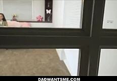 Tiny Teen Stepdaughter In Family Scene With Kylie Rocket And Mike Mancini