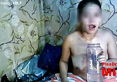 milf karina currie gets intensely pounded and creampied by her big cock stud in nylon.