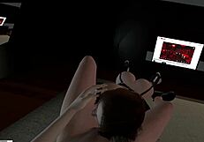 in this vam mp scene, a group of people engage in a wild foursome orgy