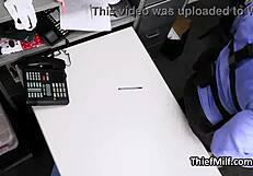 Who lubed those big tits for titty fucking in the backroom?