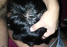 I fill her throat with cum while watching netflix