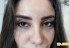 Ed Junior returns from Europe with Victoria Camargo