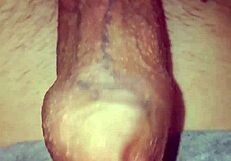 Solo Guy Shows Off His Big Cock Piercings