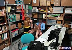 Teen Shoplifter Offers Blowjob And Fuck After Getting Caught