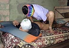 this indian desi girl got wild with her step-sister in a steamy homemade clip. it happened in the bathroom after college.