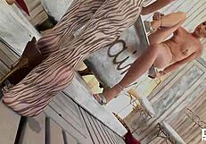 Lepidoptera and Mya Diamond in Nonstop Lesbian Foot Play