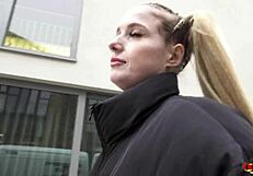 German Scout - Pigtails Teen Crystal White Takes Big Dick Anal in Berlin Casting