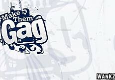 Blonde Cali Carter gets her mouth fucked hard