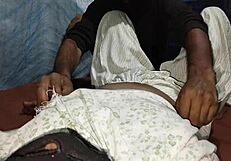 Hubby Pounds Wife After Licking Pussy with Nipple Play
