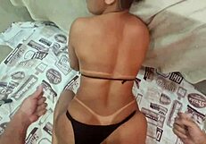 the stepsister's adventure begins with sucking and leads to anal with her tight ass