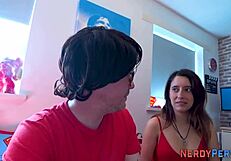 First time british amateur gets tricked into sucking cock in high definition reality.