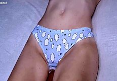 teasing stepsister after cumshot wants entry badly