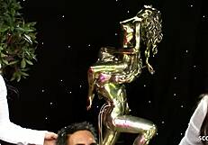 cosplay uniform ffm threesome with monster cock deepthroat doggystyle and cumshot on big boobs butts