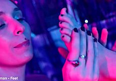 Tiny Redhead Worships Feet & Tickles in Domination