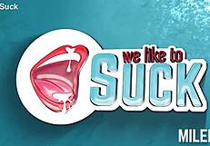 can horny milena handle deepthroat face fucking and swallow cumshot?