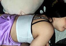 Beautiful Estefani Surprises With Licks And Deepthroat While Parents Away