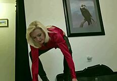 dont get in her way she's pissed and rips clothes for exhibitionist striptease