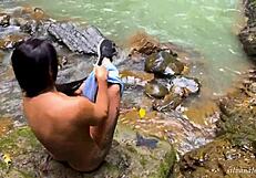 i get naked in the river while morbid masturbates with silvana lee and brian evansx