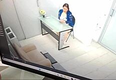 Woman Blows Boss for Job Security Cum in Mouth