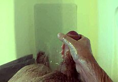 amateur girl masturbates in the shower at home