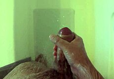 amateur girl masturbates in the shower at home
