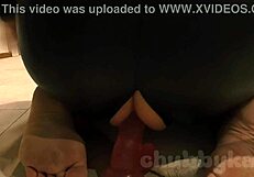 Chubbykaot In Catsuit Gets Horny In Public Toilet