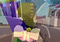 emma fucked by 3 guys on roblox whorblox street!