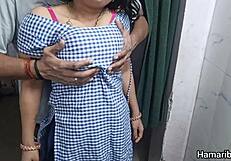 इंडियन भाभी नेबर बॉयफ्रेंड से डेसी वीडियो में चोदवाती है