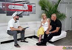 Sailor Stepbro Solves MILF's Sexual Problems With A Blowjob!