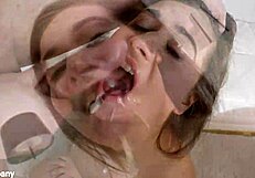 Detailed hard anal sex with skinny redhead Vicca using buttplug