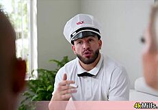 Sailor Stepbro Solves MILF's Sexual Problems With A Blowjob!